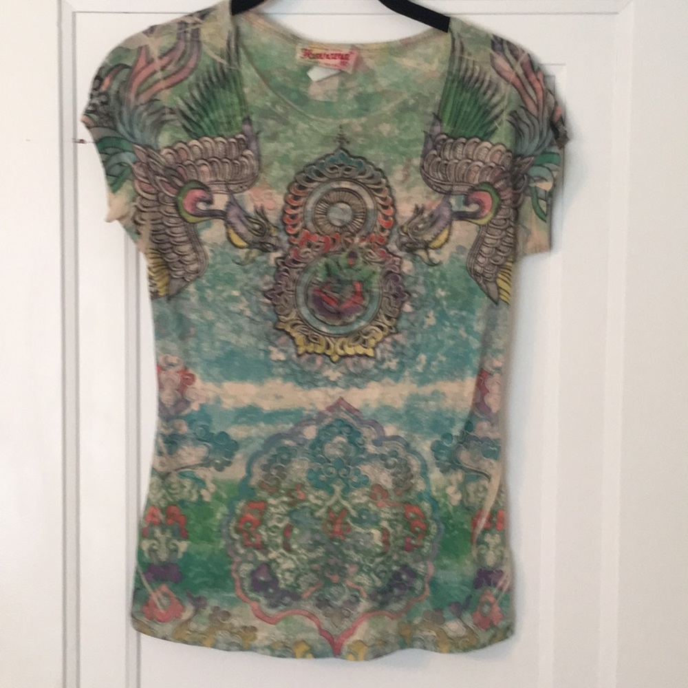 Vintage Classic Havana printed t-shirt.